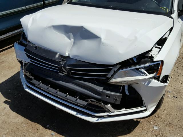 3VW2K7AJ1FM224108 - 2015 VOLKSWAGEN JETTA BASE Սպիտակ լուսանկար 9