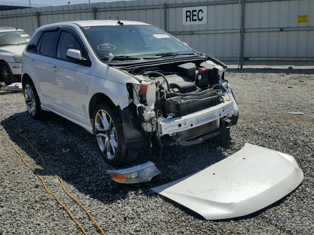 2FMDK3AK5DBB55480 - 2013 FORD EDGE SPORT WHITE photo 1