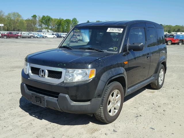 5J6YH1H31AL004407 - 2010 HONDA ELEMENT LX BLACK photo 2