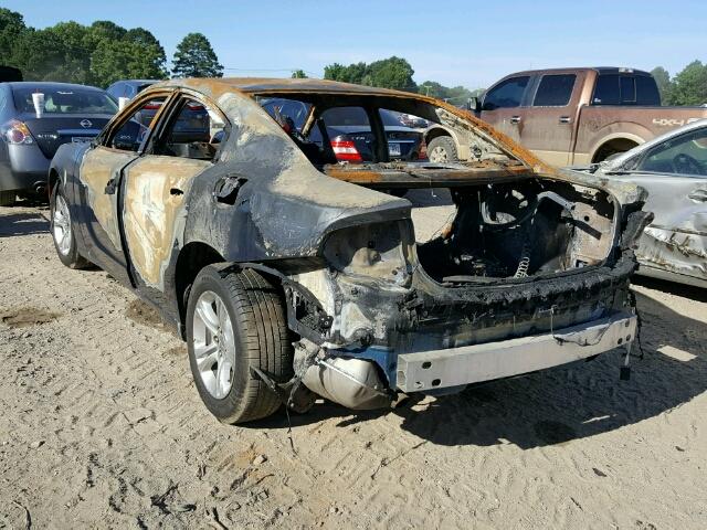 2C3CDXBG1FH896726 - 2015 DODGE CHARGER SE BURN photo 3