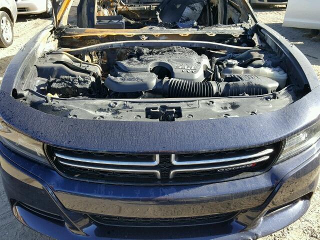 2C3CDXBG1FH896726 - 2015 DODGE CHARGER SE BURN photo 7