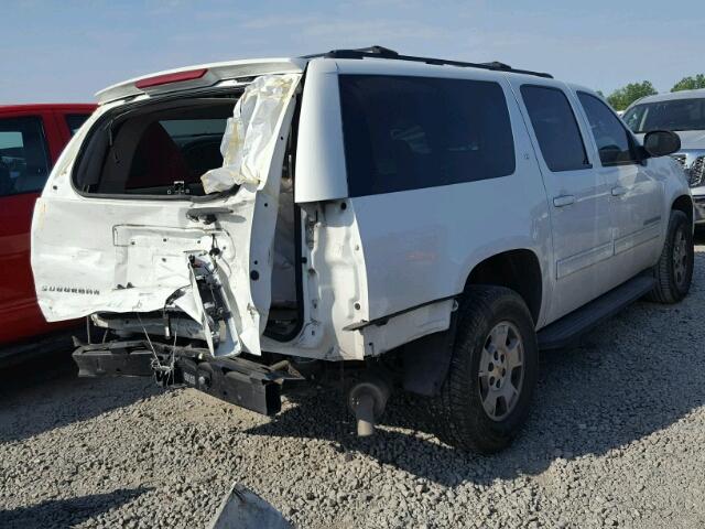 1GNFC26059R267736 - 2009 CHEVROLET SUBURBAN C WHITE photo 4