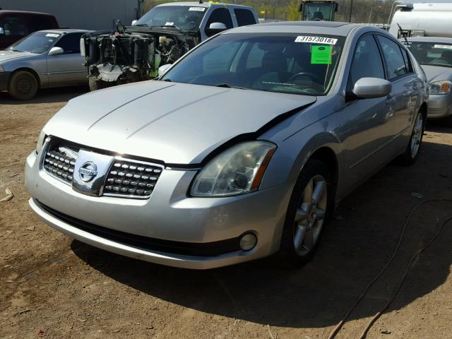 1N4BA41E14C918518 - 2004 NISSAN MAXIMA SE SILVER photo 2