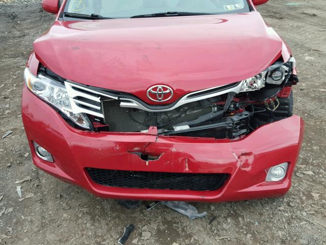 4T3BK11AX9U007014 - 2009 TOYOTA VENZA BASE RED photo 7