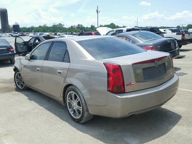 1G6DM57N630175543 - 2003 CADILLAC CTS TAN photo 3