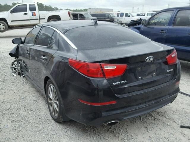 5XXGN4A71EG317309 - 2014 KIA OPTIMA EX BLACK photo 3