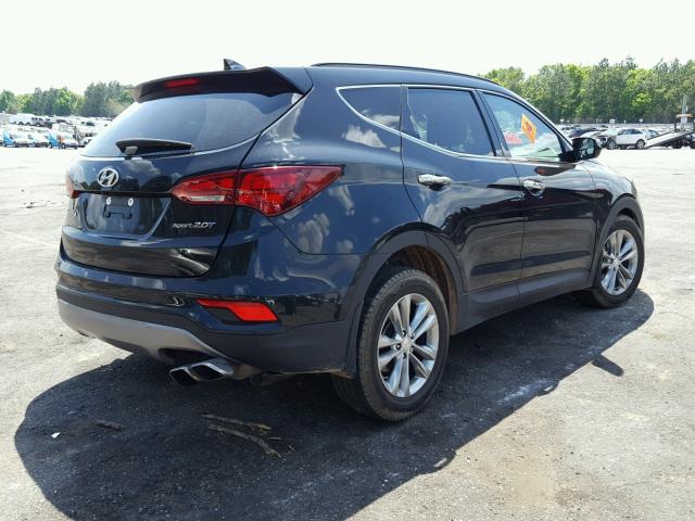 5NMZU4LA5HH041033 - 2017 HYUNDAI SANTA FE S BLACK photo 4