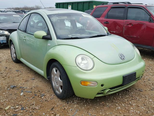3VWCB21C31M443721 - 2001 VOLKSWAGEN NEW BEETLE მწვანე ფოტო 1