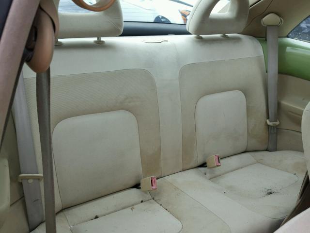 3VWCB21C31M443721 - 2001 VOLKSWAGEN NEW BEETLE მწვანე ფოტო 6