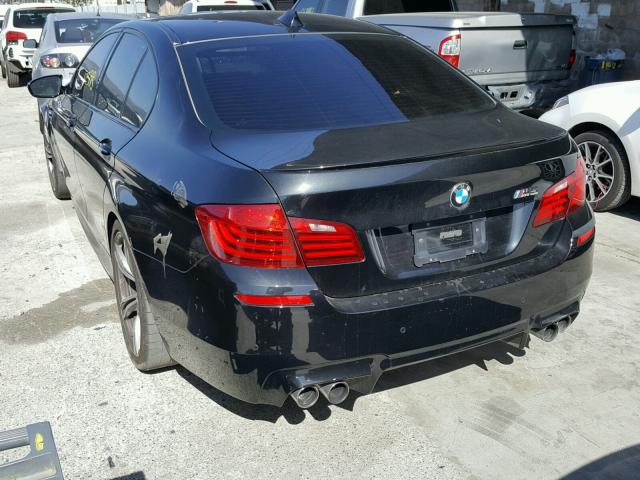 WBSFV9C56ED097611 - 2014 BMW M5 BLACK photo 3