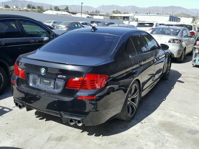 WBSFV9C56ED097611 - 2014 BMW M5 BLACK photo 4