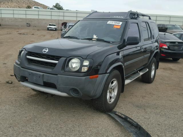 5N1ED28T34C660277 - 2004 NISSAN XTERRA XE BLACK photo 2