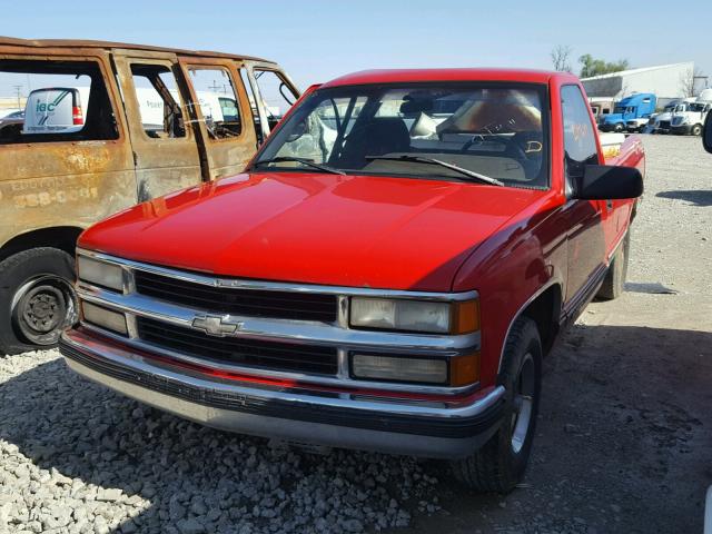 1GCEC14H0SE213880 - 1995 CHEVROLET GMT-400 C1 RED photo 2