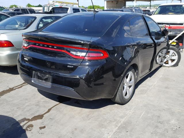 1C3CDFBB3FD373896 - 2015 DODGE DART SXT BLACK photo 4