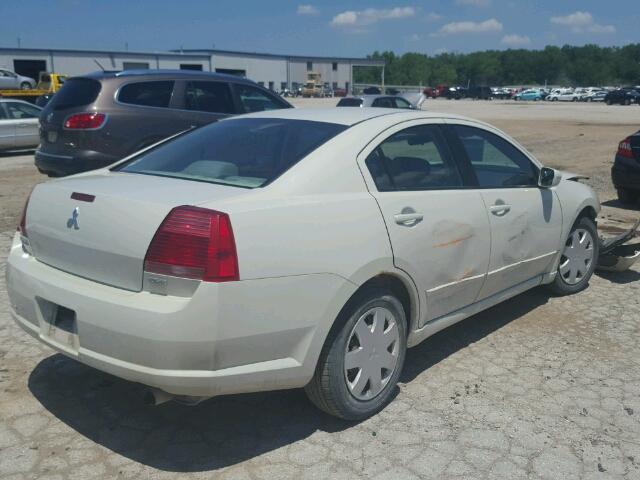 4A3AB36F84E142999 - 2004 MITSUBISHI GALANT WHITE photo 4