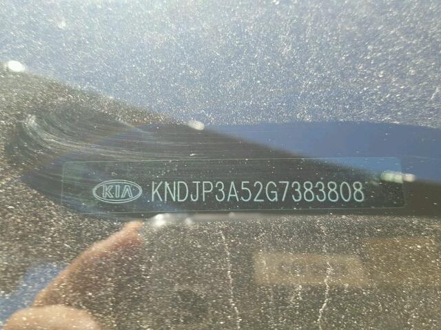 KNDJP3A52G7383808 - 2016 KIA SOUL + GRAY photo 10