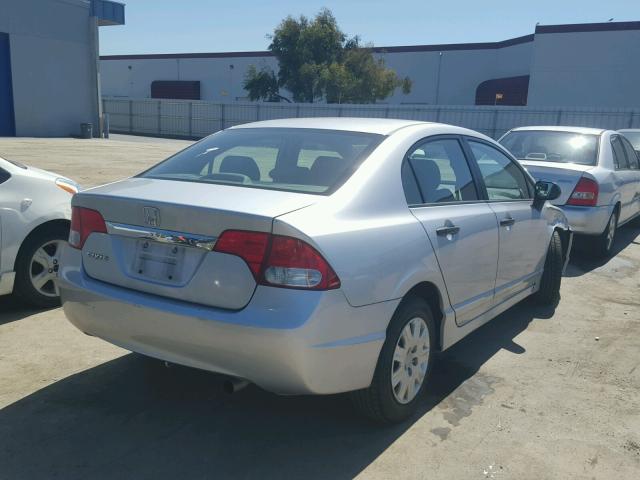 2HGFA1F34BH532639 - 2011 HONDA CIVIC VP SILVER photo 4