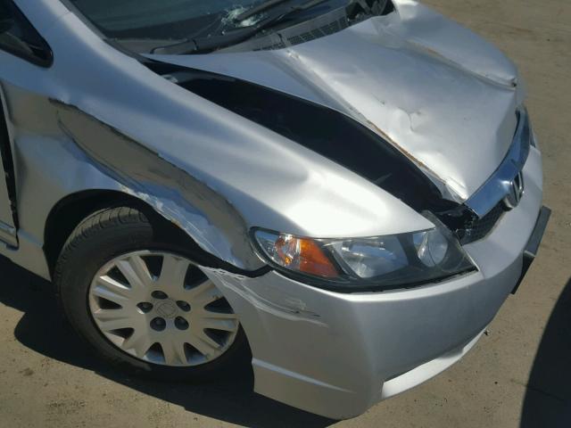 2HGFA1F34BH532639 - 2011 HONDA CIVIC VP SILVER photo 9