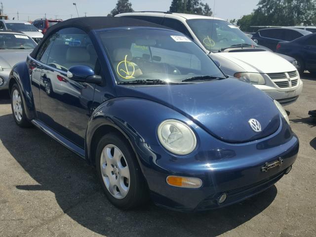 3VWCK21Y63M312717 - 2003 VOLKSWAGEN NEW BEETLE 蓝色 照片 1