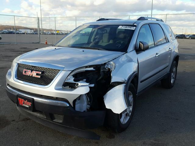 1GKKRNED5BJ144118 - 2011 GMC ACADIA SLE SILVER photo 2