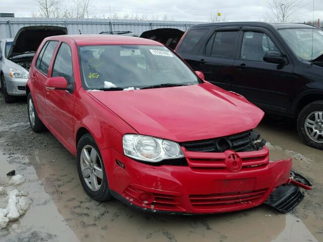 9BWEL41J584014269 - 2008 VOLKSWAGEN CITY GOLF RED photo 1