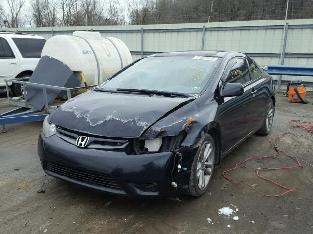 2HGFG21558H701394 - 2008 HONDA CIVIC SI BLACK photo 2