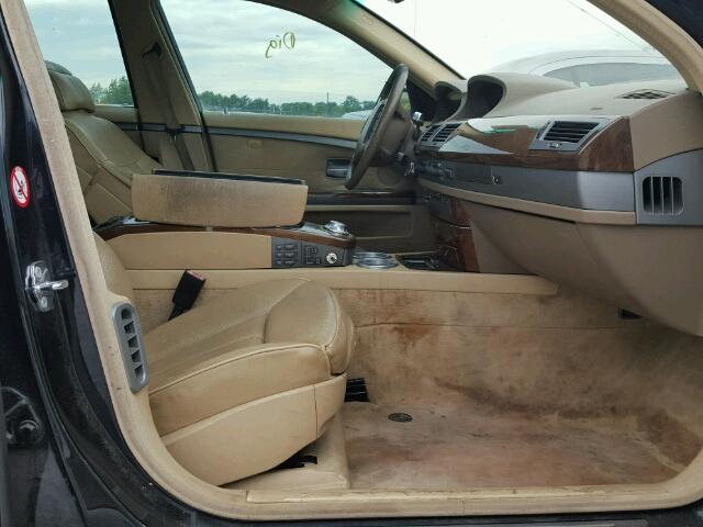 WBAGL63472DP51676 - 2002 BMW 745 I BLACK photo 5