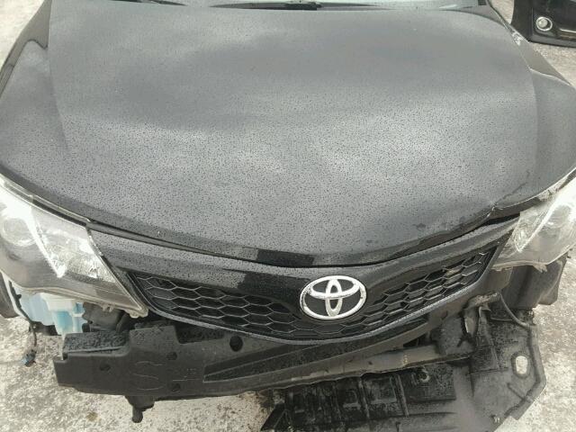 4T1BF1FK8CU064043 - 2012 TOYOTA CAMRY BASE BLACK photo 7