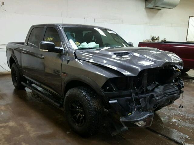 1C6RR7YTXJS232509 - 2018 RAM 1500 REBEL ნაცრისფერი ფოტო 1