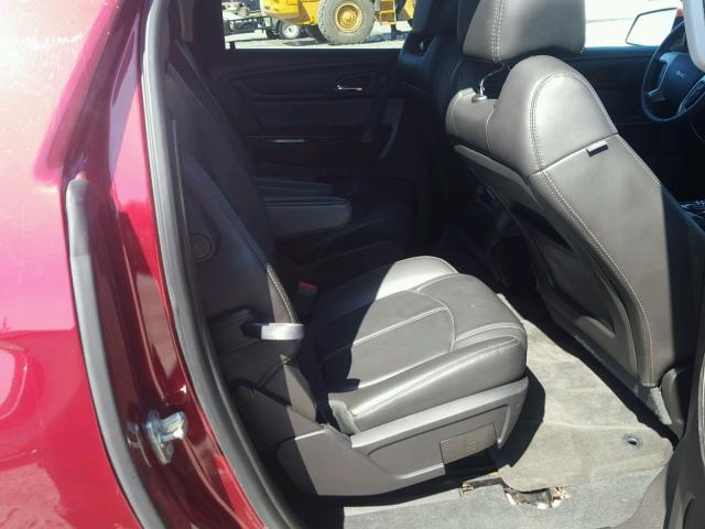 1GKKRRKD1GJ180391 - 2016 GMC ACADIA SLT MAROON photo 6