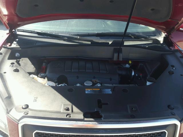 1GKKRRKD1GJ180391 - 2016 GMC ACADIA SLT MAROON photo 7