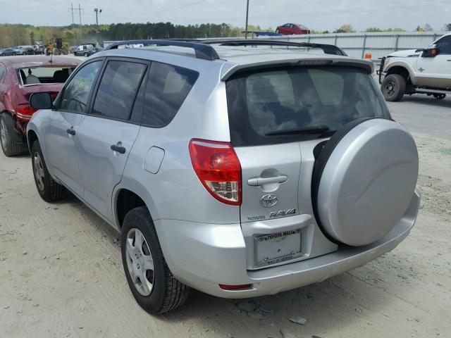 JTMZD33V765027020 - 2006 TOYOTA RAV4 SILVER photo 3