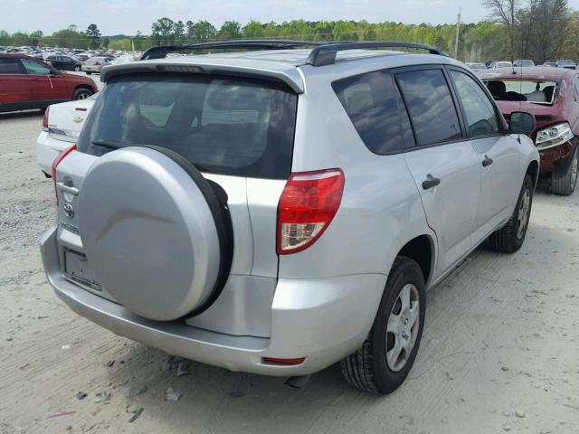 JTMZD33V765027020 - 2006 TOYOTA RAV4 SILVER photo 4