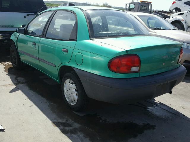 2C1MR5290S6749520 - 1995 GEO METRO BASE GREEN photo 3