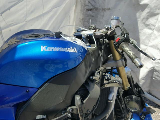 JKAZXCD177A023829 - 2007 KAWASAKI ZX1000 D BLUE photo 5