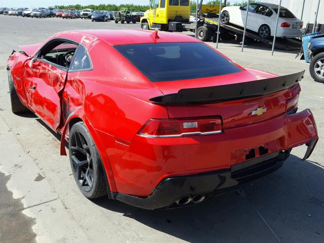 2G1FS1EE4E9700057 - 2014 CHEVROLET CAMARO Z28 RED photo 3