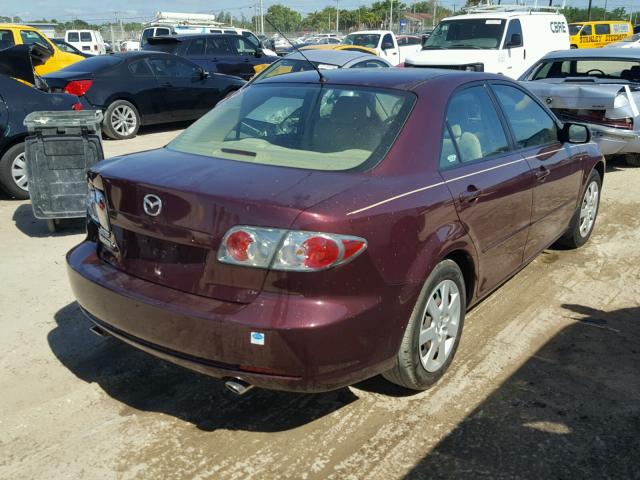 1YVFP80C265M24266 - 2006 MAZDA 6 I RED photo 4