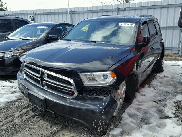 1C4RDJDG7GC467286 - 2016 DODGE DURANGO LI BLACK photo 2