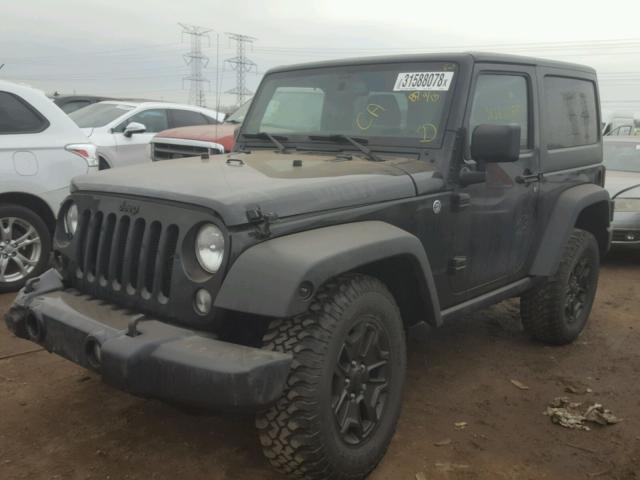 1C4AJWAG5FL565707 - 2015 JEEP WRANGLER S BLACK photo 2