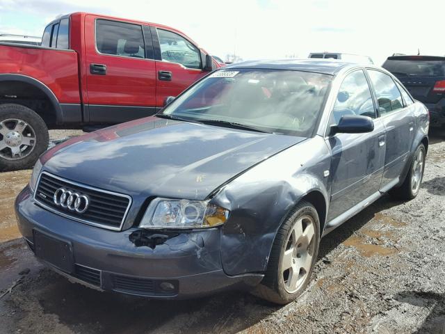 WAUML64B04N070191 - 2004 AUDI A6 4.2 QUA GRAY photo 2