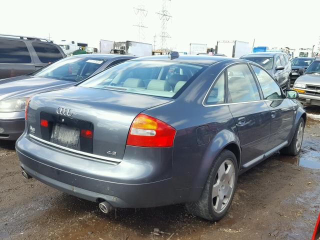 WAUML64B04N070191 - 2004 AUDI A6 4.2 QUA GRAY photo 4