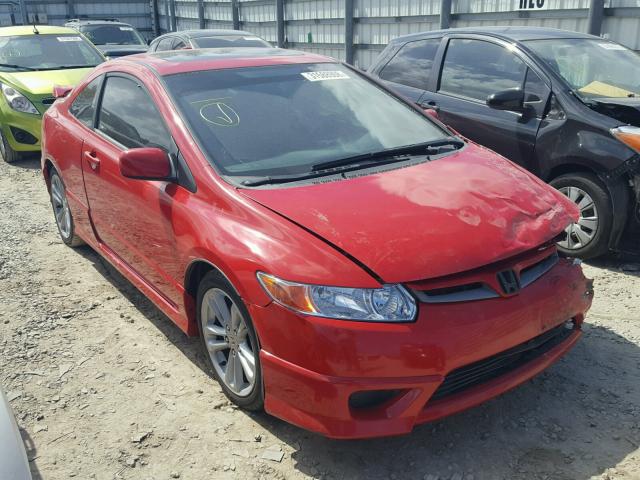 2HGFG215X7H700661 - 2007 HONDA CIVIC SI RED photo 1