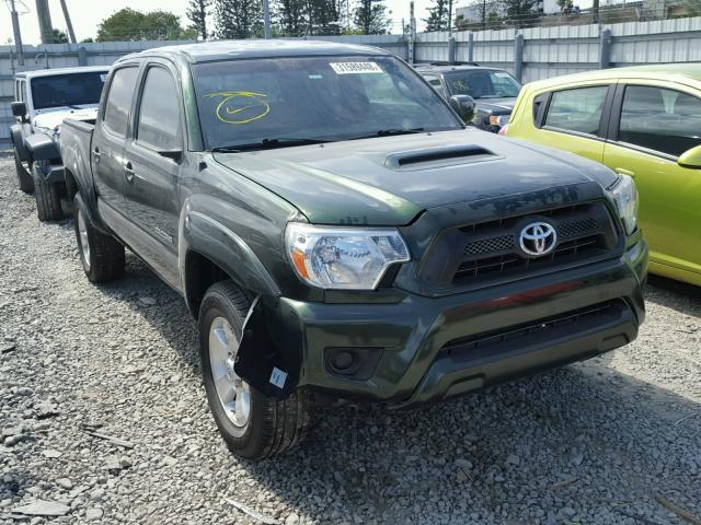 5TFLU4EN2EX084544 - 2014 TOYOTA TACOMA DOU GREEN photo 1