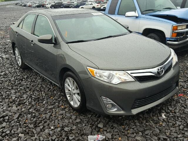 4T1BK1FK7CU503227 - 2012 TOYOTA CAMRY SE GRAY photo 1