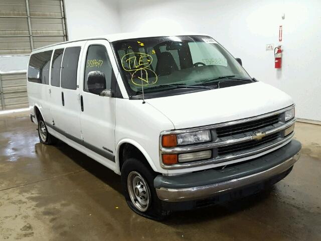 1GAHG39R4Y1195312 - 2000 CHEVROLET EXPRESS G3 WHITE photo 1