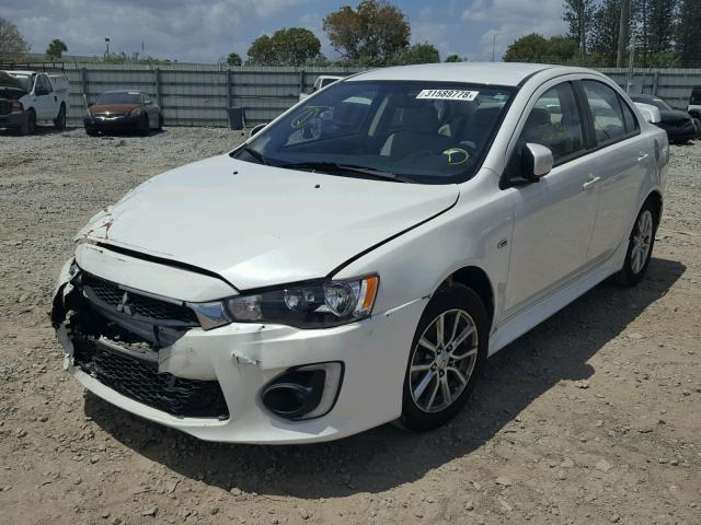 JA32U2FU2GU010596 - 2016 MITSUBISHI LANCER ES WHITE photo 2