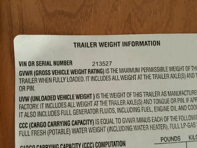 4YDT300234A213527 - 2004 KEYSTONE SPRINTER WHITE photo 10