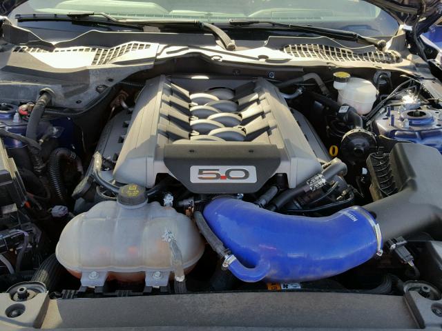 1FA6P8CF4G5317951 - 2016 FORD MUSTANG GT BLUE photo 7