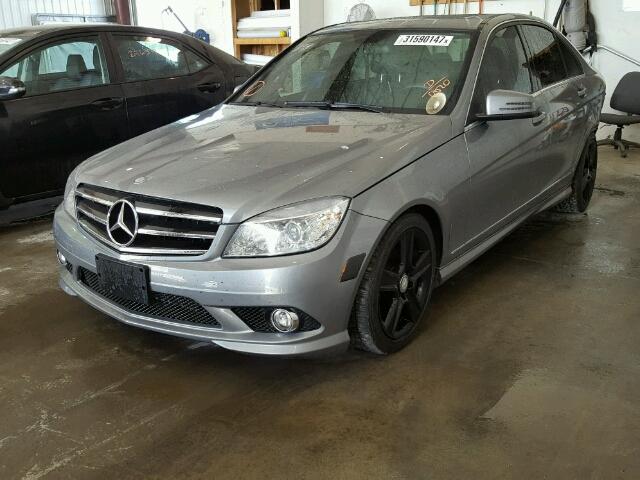 WDDGF8BB0AF490020 - 2010 MERCEDES-BENZ C 300 4MAT GRAY photo 2