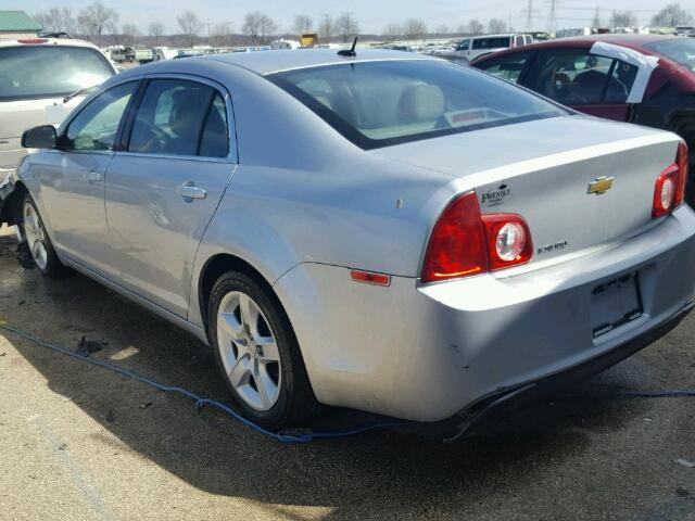 1G1ZB5E1XBF315705 - 2011 CHEVROLET MALIBU LS ვერცხლისფერი ფოტო 3